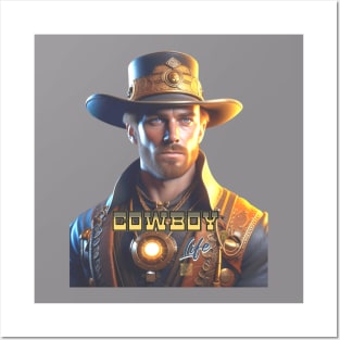 Cowboy Life Posters and Art